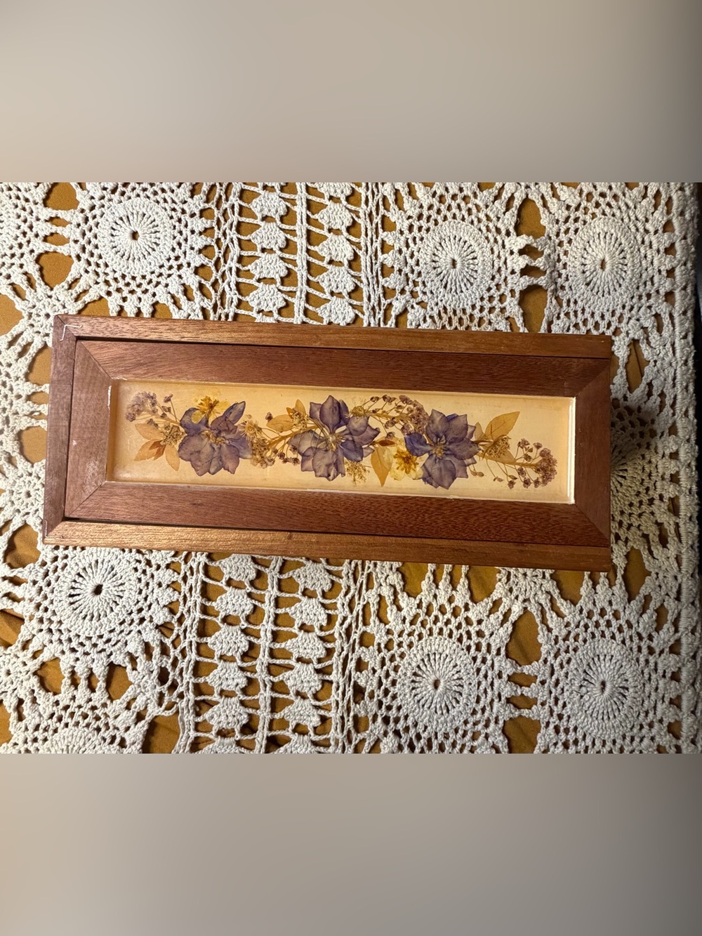 ✨ RARE FIND: Vintage Handcrafted Chilean Wood Trinket & Jewelry Box ✨